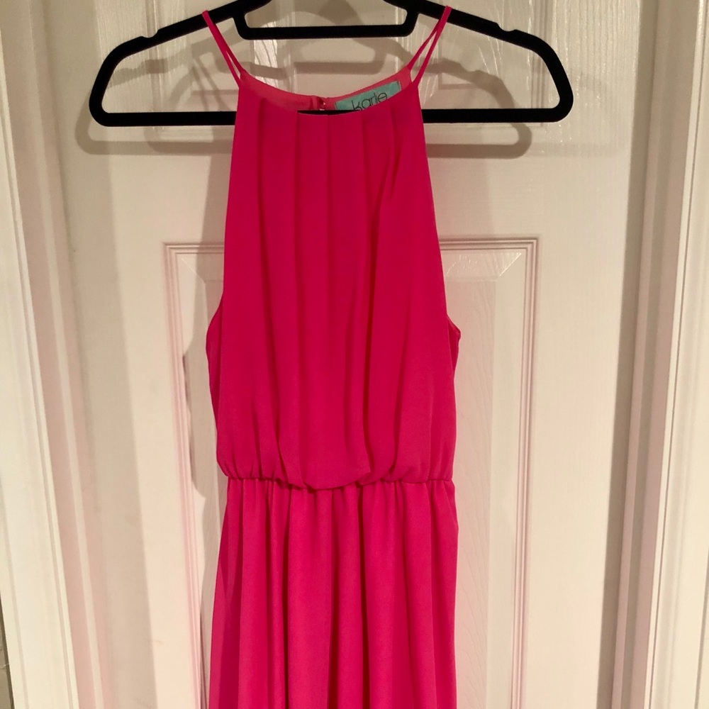 Hot pink Karlie party dress